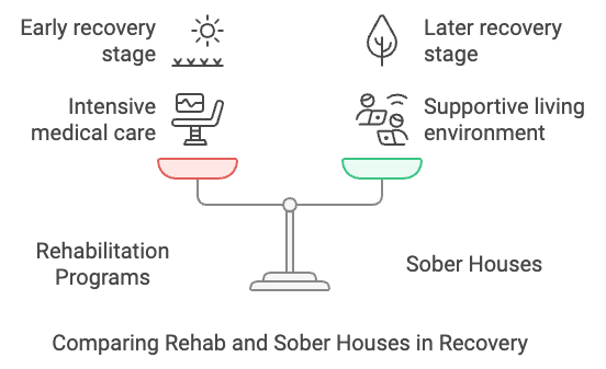 What Is a Sober House? Sober House vs Rehab Explained Sober house Vs Rehabilitation Centre